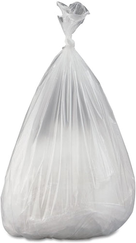 FitzAll, 55-60 Gallon, 43x58, 1.5 mil, Black Trash Bags