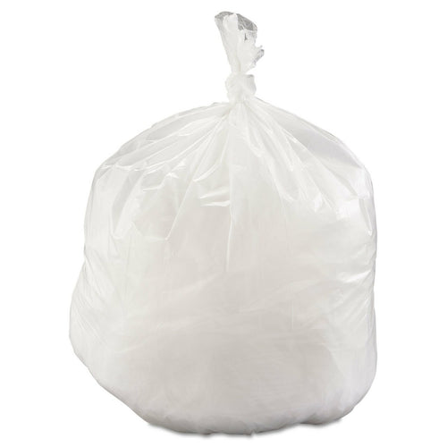 Brighton Trash Bags 4-7 Gallon 17x17 Low Density 0.35 Mil Clear 1000 ct 403704