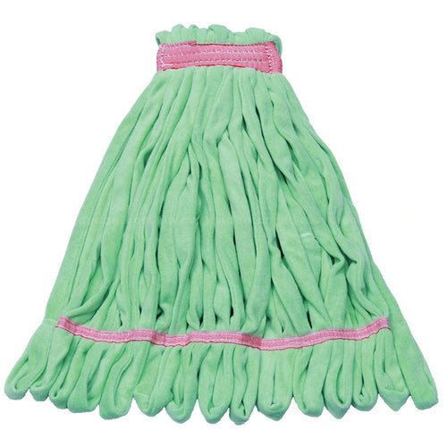 Green Large, ReLintless Microfiber Wet Mop, Narrow Ban