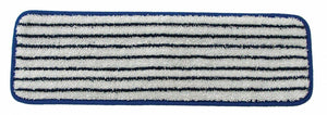 18" Blue/white stripe microfiber Finish Pad