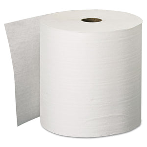 White Hard Roll Towels, 8"X800'